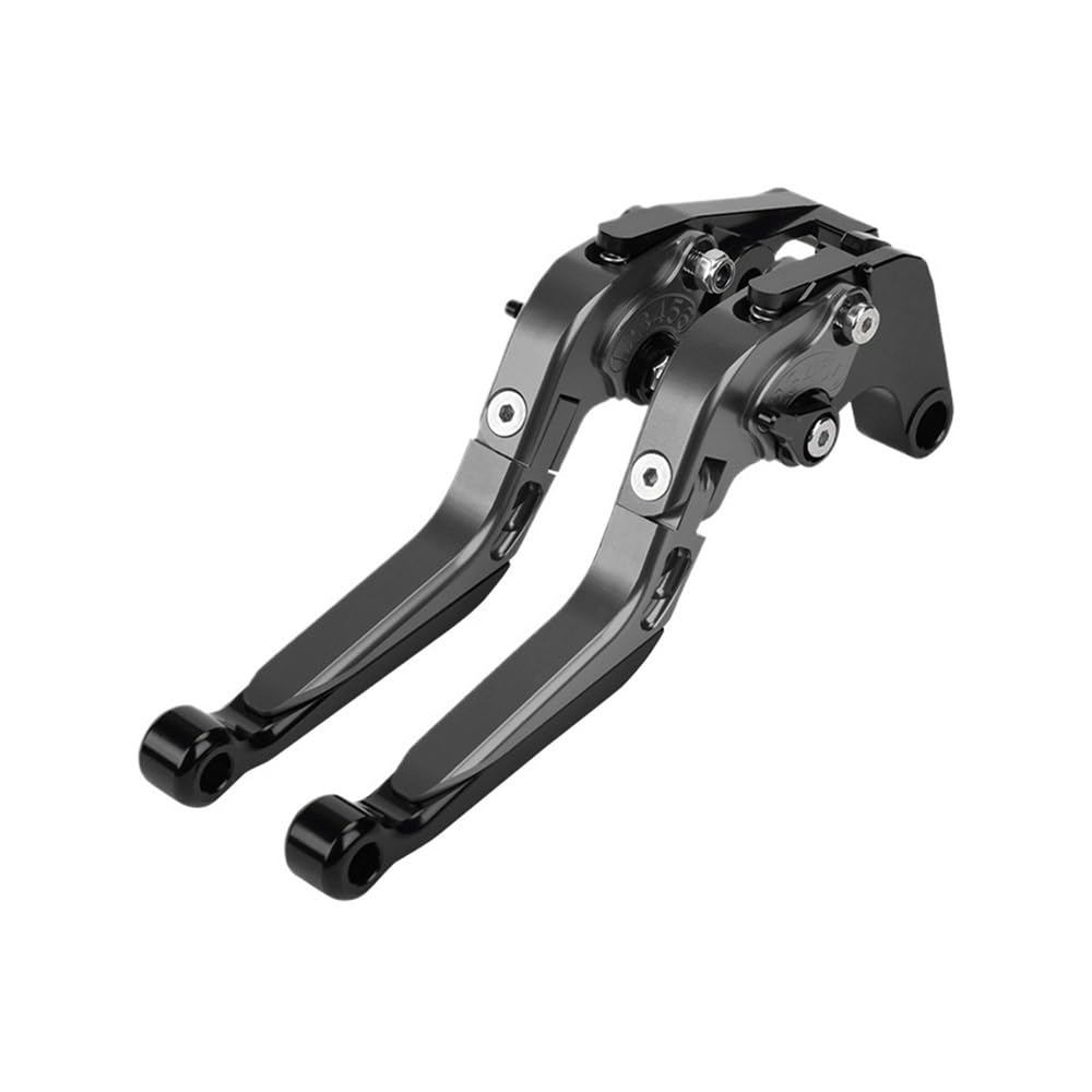 DJSHUOY Handlebar Brake Lever for Jinpeng 502 TRK502 TRK 502X Clutch Lever Brake Lever Set Adjustable Foldable Extendable Handle Levers Motorcycle(Grey)
