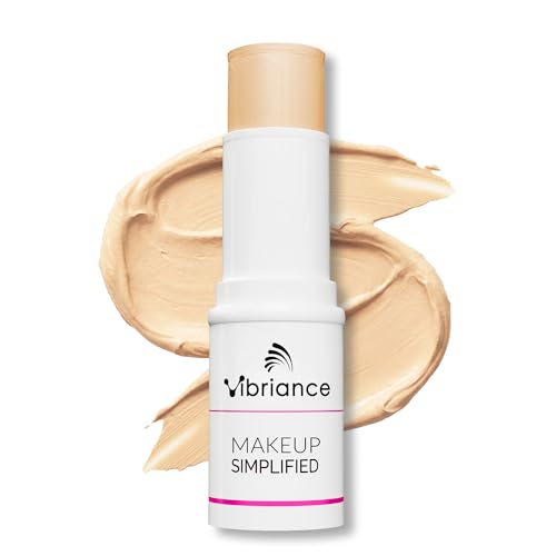 Vibriance Complexion Sticks - Foundation for Mature Skin - Sheer, Buildable Coverage Face Makeup Foundation for Older Women - 3-in-1 Base, Contour, Concealer - Fair/Light