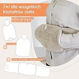 MYLILY | pas rozgrzewający na okres i plecy | butelka na gorącą wodę z puszystym pokrowcem | Termofor