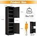 Ckzbx Tall Narrow Storage Cabinet 66.93
