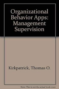 Paperback Organizational Behavior Apps: Management Supervision Book