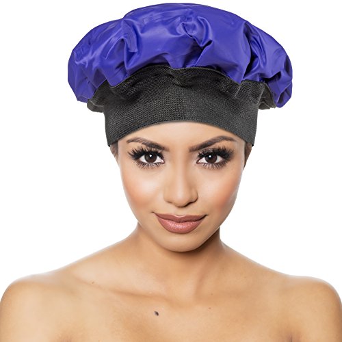 Thermal Hair Cap for Deep Conditioning and Oil Treatment, this Heat Gel Cap is Large Enough for Long & Thick Hair