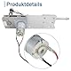 Jvnvlki Hubkolbenmotor Linearaktuator DC 24V DIY Motor Hub 2cm-8cm 120rpm mit Drehzahlregler