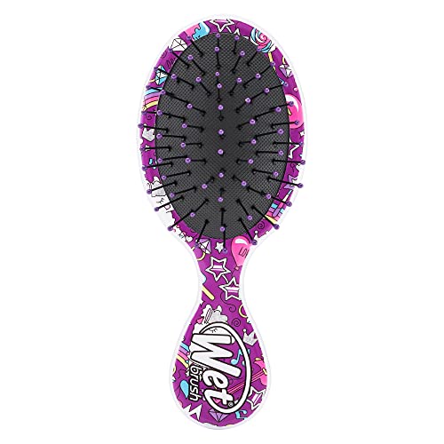 Wet Brush Squirt Detangler Hair Brushes - Llama Happy Hair - Mini Detangling Brush With Ultra-Soft Intelliflex Bristles Glide Through Tangles With Ease - Pain-Free Comb For All Hair Types #TOP6