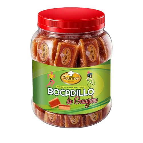 Bombonera 80 Bocadillos de Guayaba - 2,08 k - Sabor Dulce - Alto Contenido en Vitamina C - Valor Energético 23g Hc por Bocadillo - Utilizado en Ciclismo - Gourmet Latino