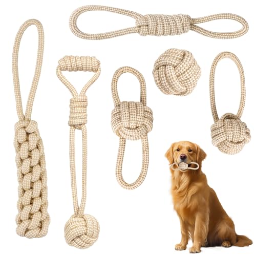 Chiquieray MMS0072 6-teiliges Hundeseil Spielzeugset