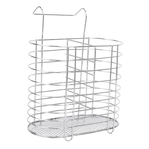 Alipis 1Pc Utensil Organizer Drying Rack for Chopsticks Spoons Forks Wall Mountable Tableware Storage Lightweight Space Saving Design