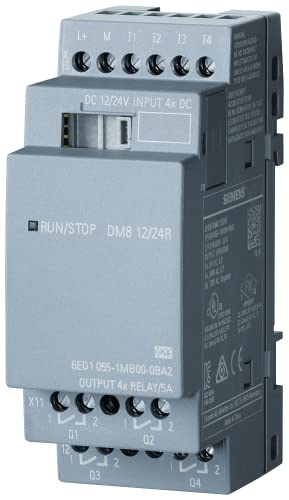 Siemens stlogo Expansion Module DM8 12/24R PU/I/O 12 24V/12V/24V