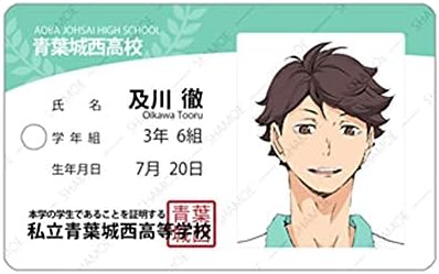 Amazon ハイキュー 烏野高校 稲荷崎高校 青葉城西高校 白鳥沢学園 梟谷学園高校 伊達工業 井闥山学院 アニメ パスケース キーホルダー 青葉城西高校 及川徹 アニメ 萌えグッズ 通販