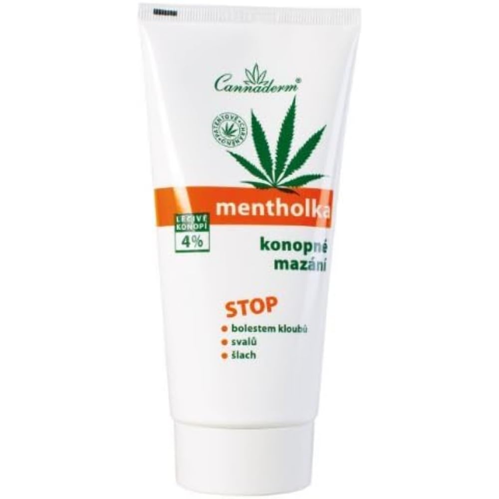 Can-cosmetics/cannaderm - Cannaderm mentolka konopné mazání 200 ml