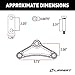 Lippert Trailer Axle Attaching Parts (AP) Suspension Kit for 2,000-7,000-lb. Double-Eye Tandem Axles - Standard Equalizer, Standard Bolts - 121097