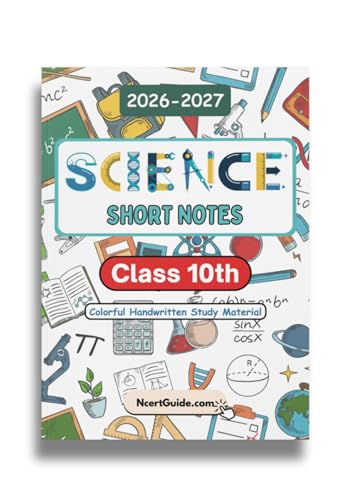 Image of Class 10 Science Short Notes 2026-27 | Handwritten Colorful Study Book | CBSE NCERT Quick Revision Guide for Formulas, Diagrams & Key Concepts