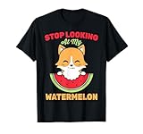 Melon - Stop Looking At My Watermelon - Chien - Chiot T-Shirt