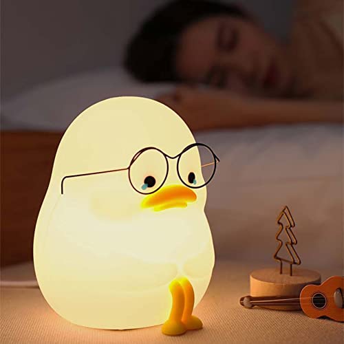 Lámpara de Mesa de Noche LED Recargable Pato Silicona miniatura 4