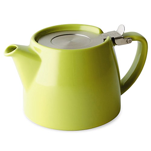 FORLIFE Stump Teapot with SLS Lid and Infuser 18-Ounce Lime
