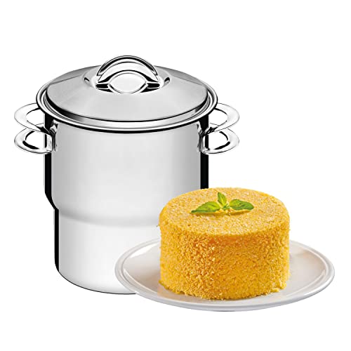 Cuscuzeira, Tramontina, Solar 62519140, Inox, dimetro de 14 cm