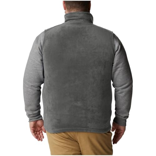 Men's Solid Color Double-sided Fleece Vest Stand Collar Warm Jacket Soft Comfort Fall Winter Sleeveless Tops3