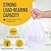 Small Trash Bags 4 Gallon - 100 Count 4 Gallon Trash Bag, White Small Garbage Bags, Unscented Bathroom Trash Bags Kitchen Office, Thickened & Strong 4 Gal Small Trash Can Liners
