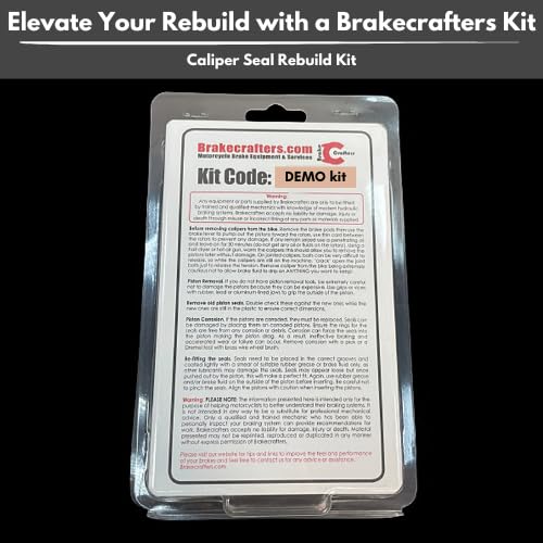 Motorcycle Front/Rear Brake Caliper Seal Rebuild Kit for Honda Goldwing 1100:GL1100/Aspencade/Interstate 1982 - Thumbnail 5