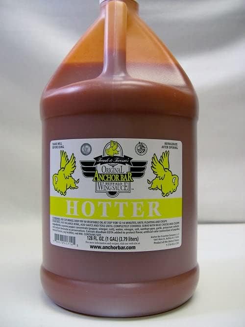 Frank & Teressa's Anchor Bar Wing Sauce-Hotter Gallon
