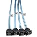 immagine 2YIWENTEC mini SAS sff-8087 a 4 SATA pin 90 gradi obiettivo hard disk cavo dati 1 m