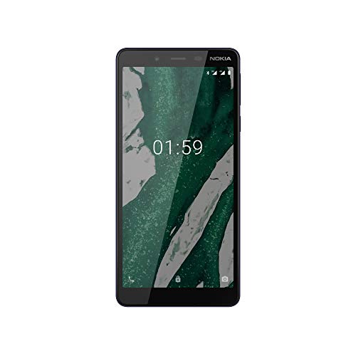 Nokia 1 Plus - Smartphone Débloqué 4G (Ecran : 5,45 pouces - 8Go ROM - 1Go RAM - Dual SIM ou Nano + MicroSD - Android One Pie 9.0) Bleu