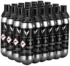 Coravin - Argon Gas Stainless Steel Capsules - to Be Used Wine Preservation Systems & Devices | One Capsule Preserves up to 15 Glasses | 24 Pack