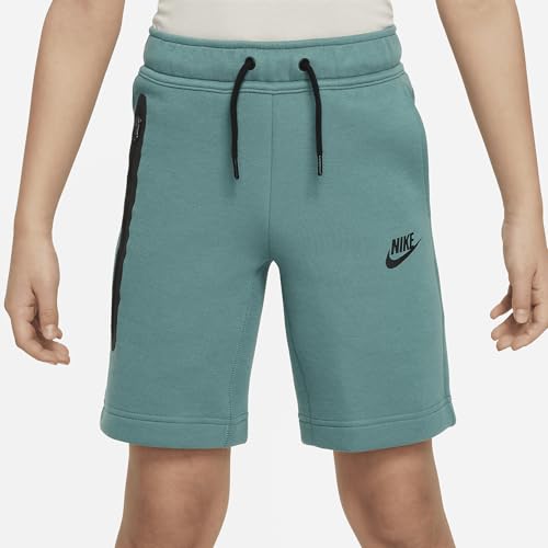 Nike Tech Fleece Big Kids' (Boys') Shorts (Bicoastal/Black/Black, FD3289-361) Size X-Large2