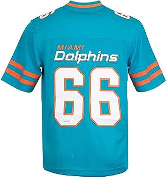 マイアミ　ドルフィンズ　dolphins　ユニフォーム　ジャージー　NFL Fanatics Foundation NFL Team Jersey, Miami Dolphins, X-Large