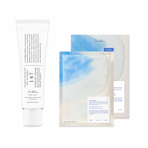 Dr.Althea Hydration Boosting Set, Barrier Cream & Hydration Sheet Mask, Deep Moisture for Glass Skin, Korean Skincare Set