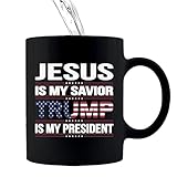-Kaffeetasse - Jesus ist meine Retter-Tasse - Konservative Keramik-Kaffee-Tee-Tasse, originelles Geschenk für Weihnachten, Vater, Muttertag, Geburtstag