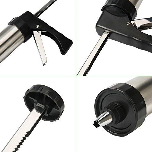 image for Cangfort Stainless Steel Cookie Press/Icing Decorating Gun Sets for Bi