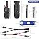 KEEHOM Solarkabel Y-Verteiler, 4-6 mm² 1 Paar Solarpanel 1Y2 10AWG Y Stecker Fotovoltaik Kabel Wasserdicht Gemäß IP68 Stecker Werkzeug, Solar Stecker Set, Photovoltaik Toolkit für Solarpanel Plug