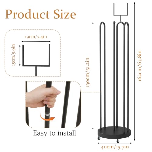 Support de coussin de cou commercial avec porte-panneau pour magasin