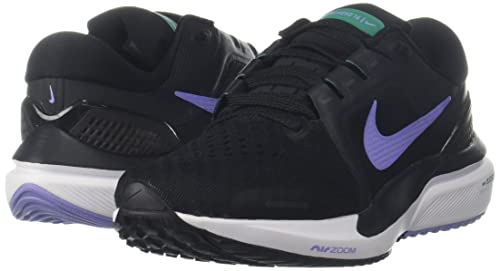 Nike Women's Air Zoom Vomero 16 Running Shoe, Black/Light Thistle-Off Noir, 6.5 M US3