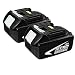 Produktbild XXDZ 2 Stück 18V 3.0Ah für Makita Akku ErsatzAkku Werkzeugakku BL1860B BL1860 BL1850 BL1850B BL1840 BL1830 BL1830B BL1820 BL1815 BL1825 BL1835 BL1845 194204-5 5 LXT400 Li-Ion