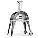 Alfa Forno A Legna Da Esterno In Acciaio Pizza Ciao M Grigio Argento
