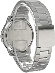 Casio Classic Silver-Tone Stainless Steel Band Date Indicator Watch (Model: MTP-VD01D-7EV), Silver-Tone