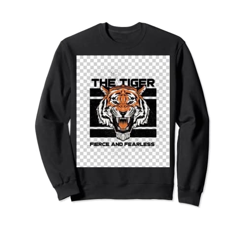 Heftiger Tiger Sweatshirt Cover