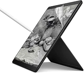 Junfire Paper-feel Screen Protector for Microsoft Surface Pro 9 2022 / Surface Pro 8 (13 inch) / Surface Pro X, Anti Glare Matte Protective Film Compatible with Touch Pencil Drawing Writing