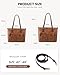 LOVEVOOK Purses Tote Bag for Women, Handbags Large Purses Shoulder Bag, Vintage Leather Work Bags with Multi-Pockets, Designer Hobo Satchel, Brown
