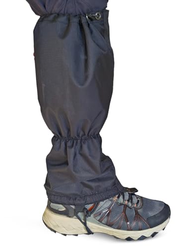Image of Gipfel Alpine Fitted Gaiter for Hiking in Snow and rain, Climbing, Trekking, Waterproof Windproof Sandproof, with Secure Fasten Belt, Adjustable Hiking Gaiters, Lightweight (1 Pair)