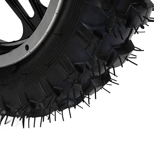 Yctze Dirt Bike Hinterrad Gummi Metall 2,5-10 mit Disc Offroad-Motorrad-Motocross-Reifen, Mini-Bike-, Felge und Reifen, Dirt-Bike-Reifen, Dirt Bike R