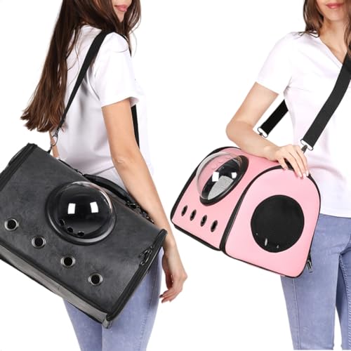 Bolsa De Transporte Pet Cachorro Cães Gatos Para Viagem Avião Cabine Com Alça De Ombro Transversal V