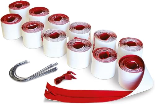 Image of ZIPWALL HDAZ12 Heavy Duty Zipper, Red, (Pack of 96)