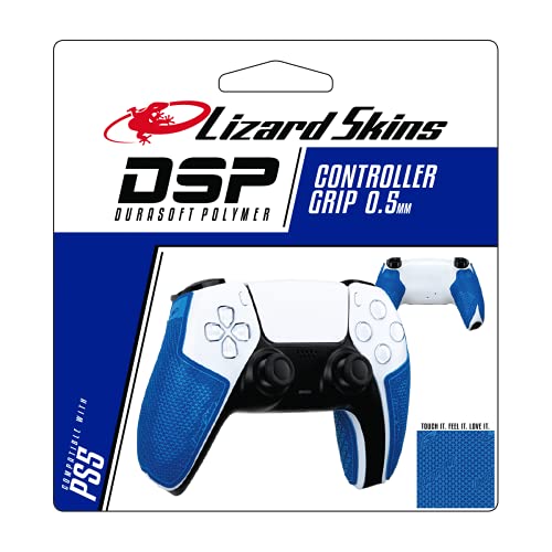 Lizard Skins Ps5 Controller Grip – 0.5Mm Dsp Playstation 5 Grip - Easy To Install Pre Cut Pieces - 10 Colors (Polar Blue) #TOP1