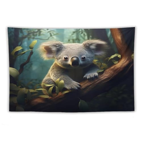 Tenture murale koala grand format pour cacher un mur ab&icirc;m&eacute; - 3