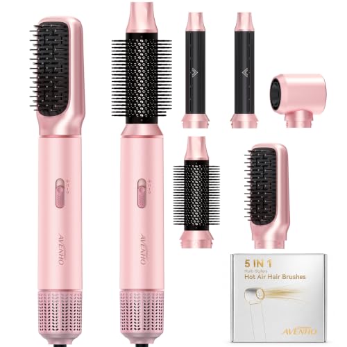 AVENHO 5 in 1 Blow Dryer Brush Set, Wrap Air Curler, Upgrade Hair Styler