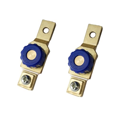 YOUNLEN Interruttore Automatico Batteria Moto, Interruttore di Interruzione Alimentazione, Scollega Batteria Moto, 12 V, Confezione da 2