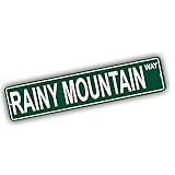 Oklahoma Mountains Pick Your Mountain Compatible/Replacement for Rainy Mountain United States Mountain Aluminum Metal Tin Street Sign Style Home Decor For Man Cave Poker Tavern Game Room